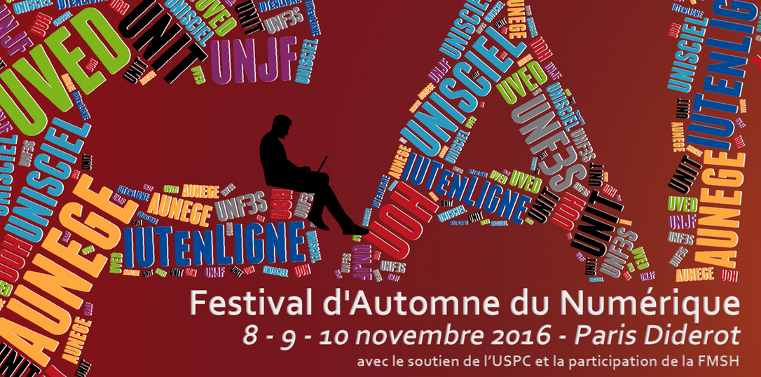 Festival d’Automne du Numérique les 8, 9 et 10 novembre 2016